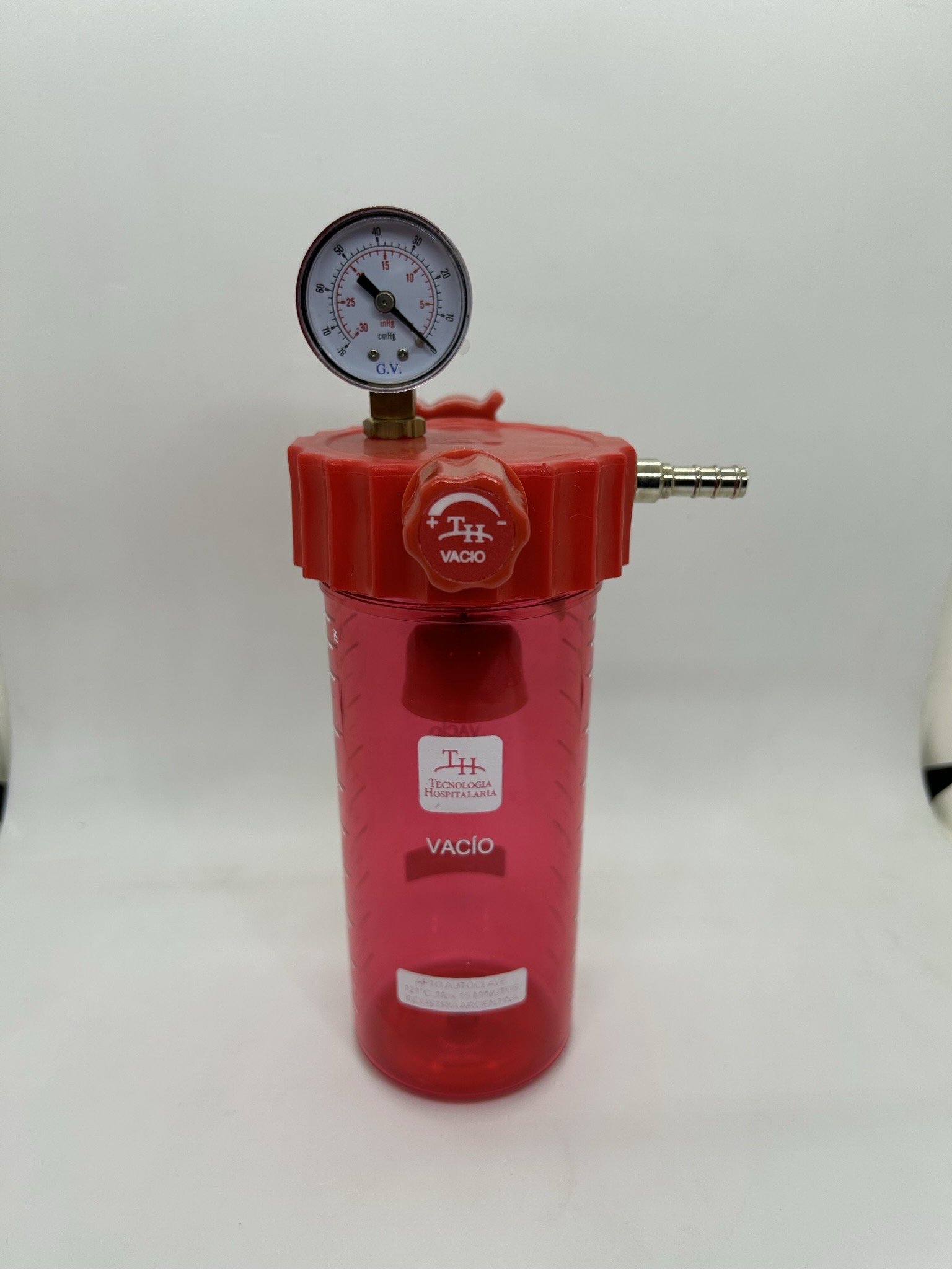 Vaso de vacío con regulador